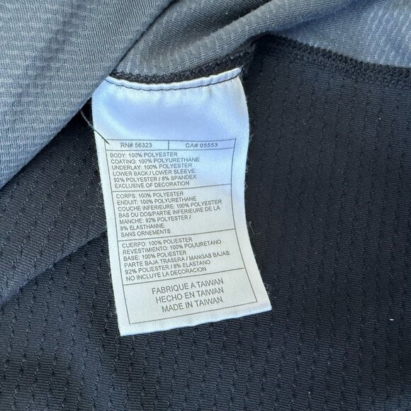 Nike Running Jacket Pullover Mens Medium 1/2 Zip Running Stretch Dri-Fit  Black - Picture 9 of 9